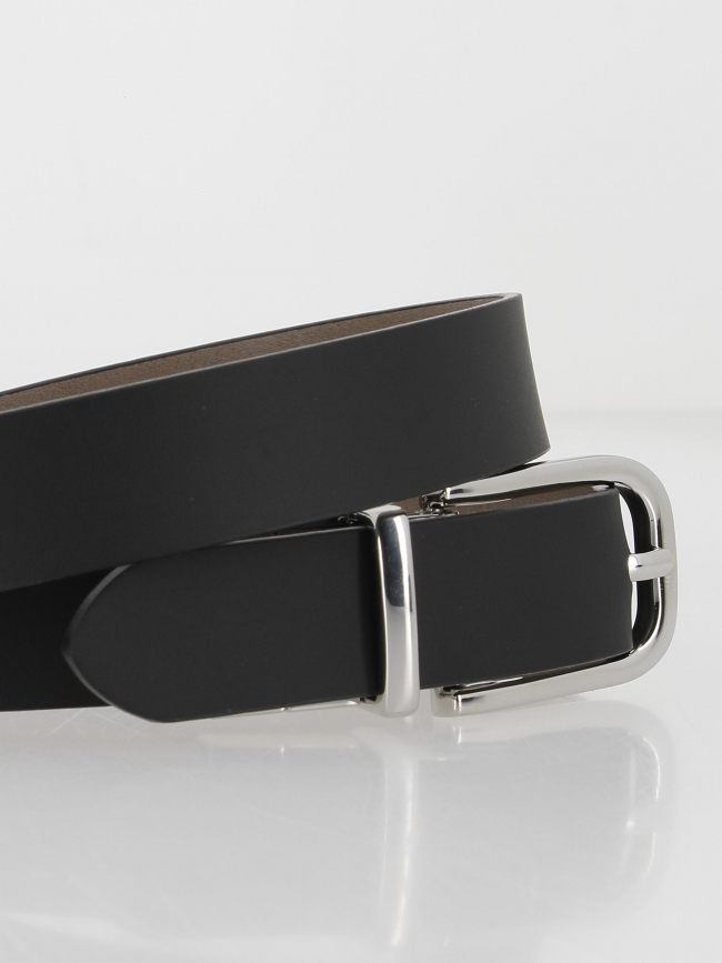 Ceinture réversible en cuir marron noir femme - Levi's