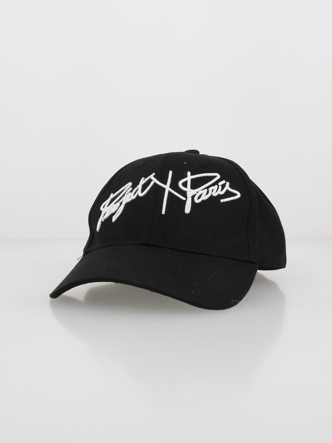 Casquette logo brodé signature noir - Project X Paris