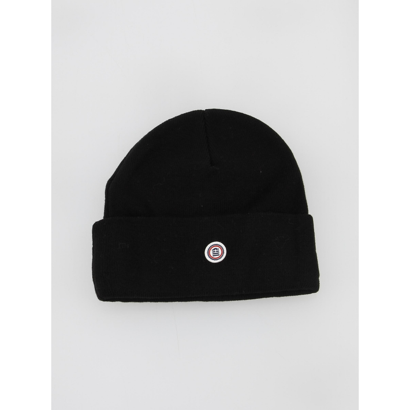 Bonnet uni logo bon noir homme - Serge Blanco