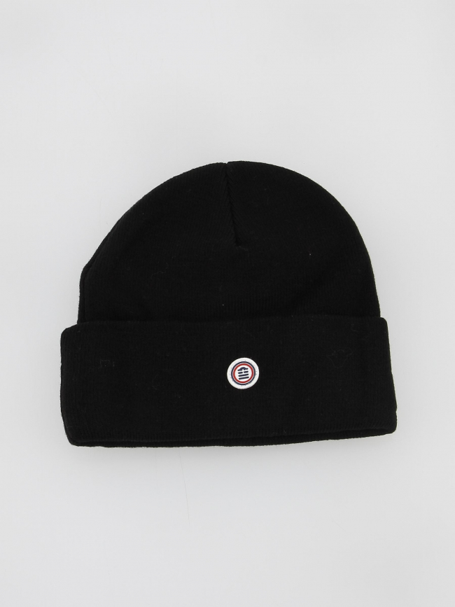 Bonnet uni logo bon noir homme - Serge Blanco