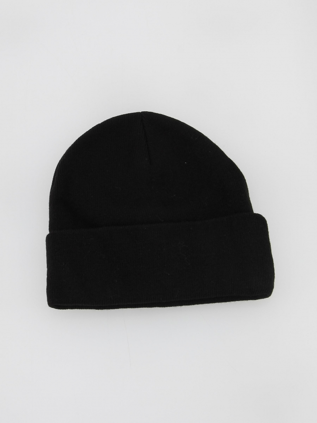 Bonnet uni logo bon noir homme - Serge Blanco