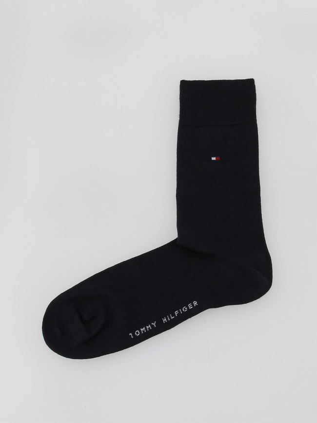 2 paires de chaussettes check marron homme - Tommy Hilfiger