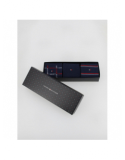 Coffret 3 paires de chaussettes bleu homme - Tommy Hilfiger