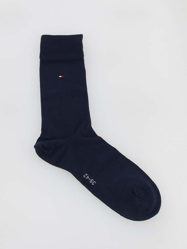 Coffret 3 paires de chaussettes bleu homme - Tommy Hilfiger