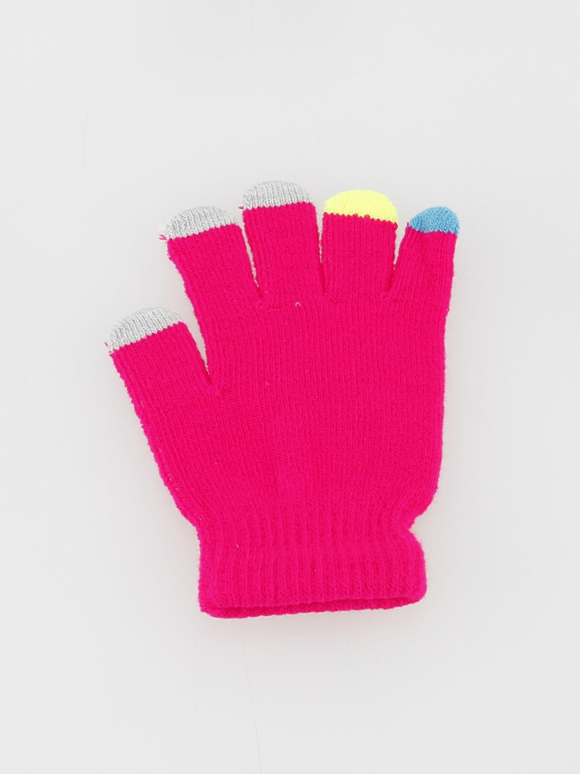 Gants tactile rose fille - Cairn