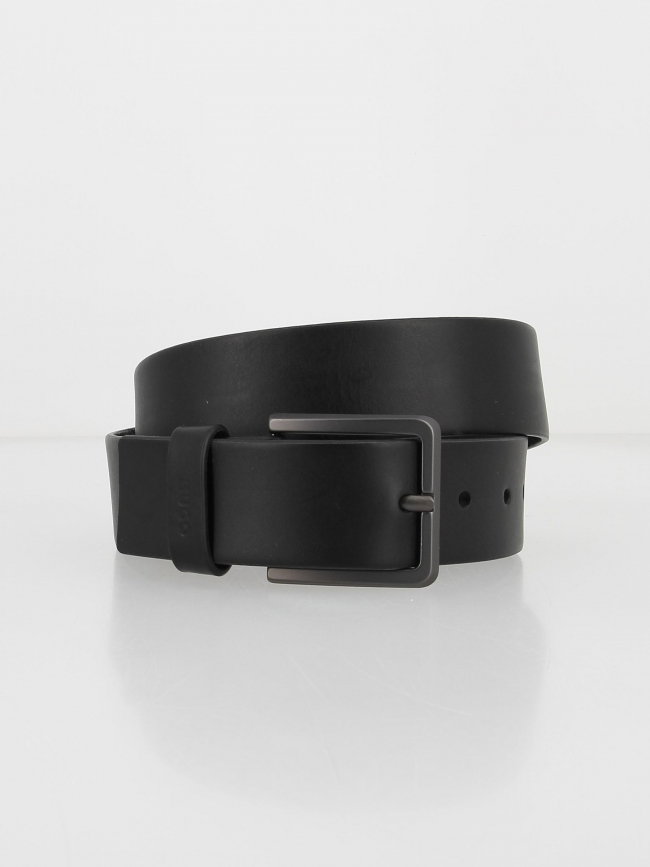 Ceinture en cuir gionios noir homme - Hugo