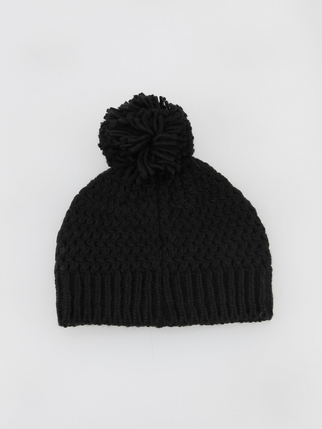 Bonnet à pompon anais noir femme - Cairn