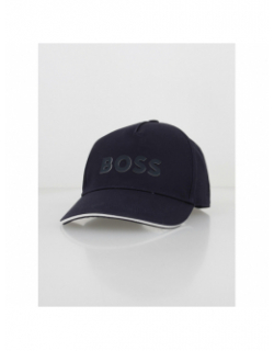 Casquette uni logo cargo bleu marine enfant - Boss