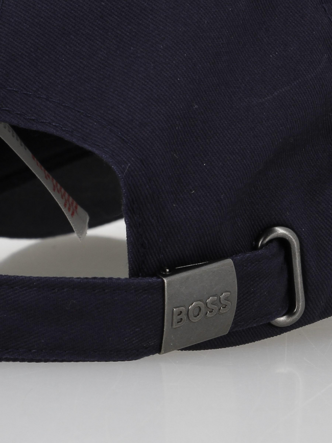 Casquette uni logo cargo bleu marine enfant - Boss