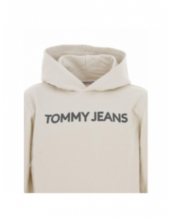 Sweat à capuche bold classic beige homme - Tommy Jeans