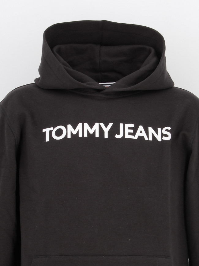 Sweat à capuche bold classic noir homme - Tommy Jeans