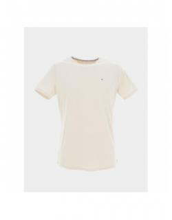 T-shirt jaspe beige homme - Tommy Hilfiger