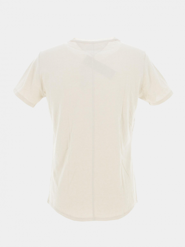 T-shirt jaspe beige homme - Tommy Hilfiger