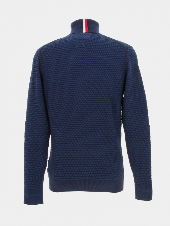 Pull 2 tone structure bleu homme - Tommy Hilfiger