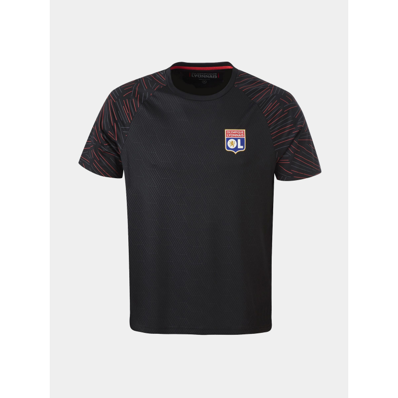 Maillot de football OL impulse noir homme - Olympique Lyonnais