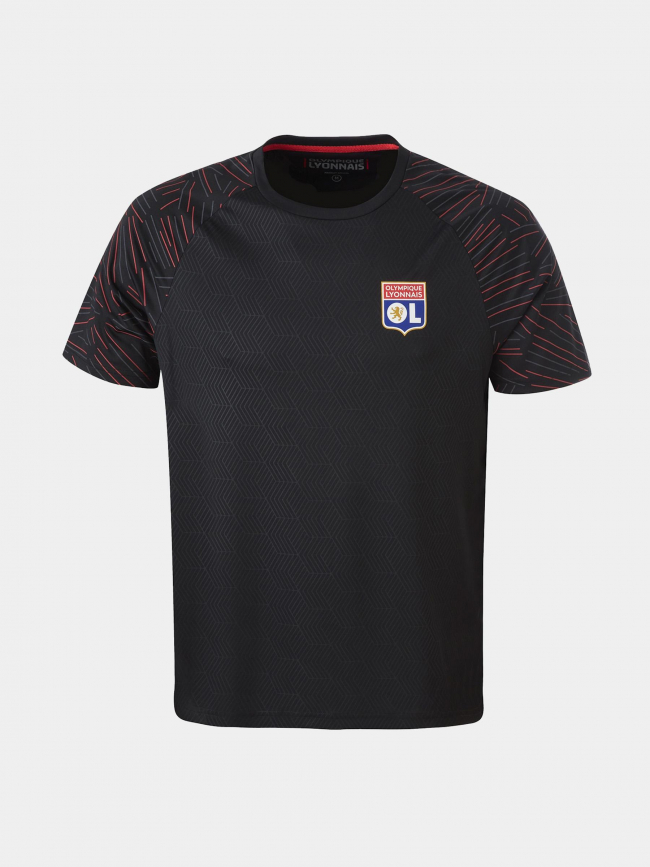 Maillot de football OL impulse noir homme - Olympique Lyonnais