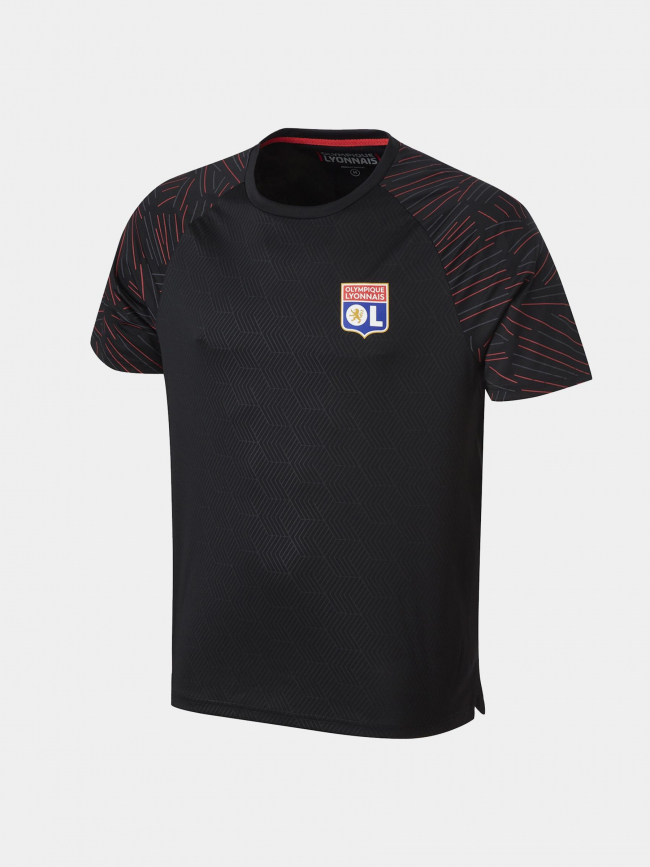 Maillot de football OL impulse noir homme - Olympique Lyonnais