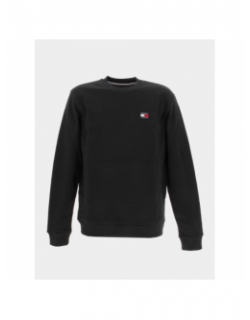 Sweat regular badge crew noir homme - Tommy Jeans