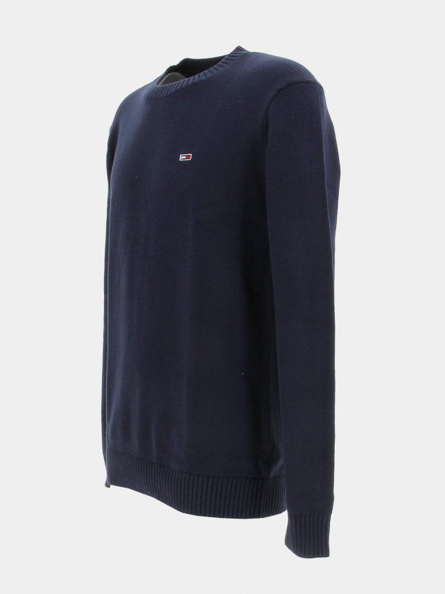 Pull slim essentiel bleu marine homme - Tommy Jeans