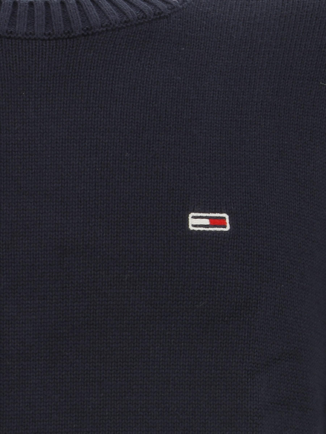 Pull slim essentiel bleu marine homme - Tommy Jeans