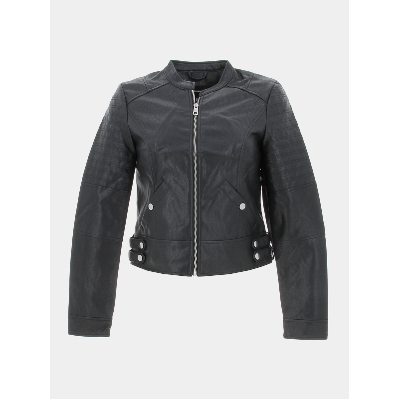 Veste simili-cuir courte love noir femme - Vero Moda