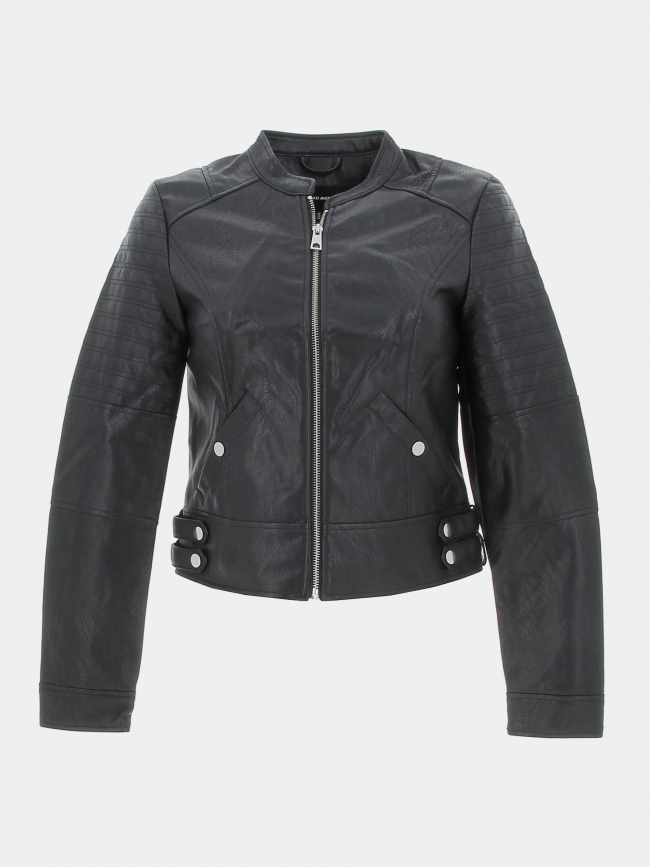 Veste simili-cuir courte love noir femme - Vero Moda