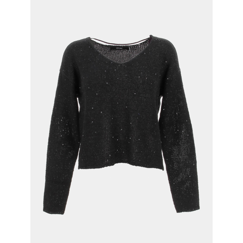 Pull col v leilani noir femme - Vero Moda