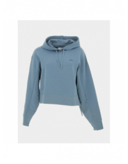 Sweat à capuche core active bleu femme - Lacoste