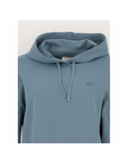 Sweat à capuche core active bleu femme - Lacoste