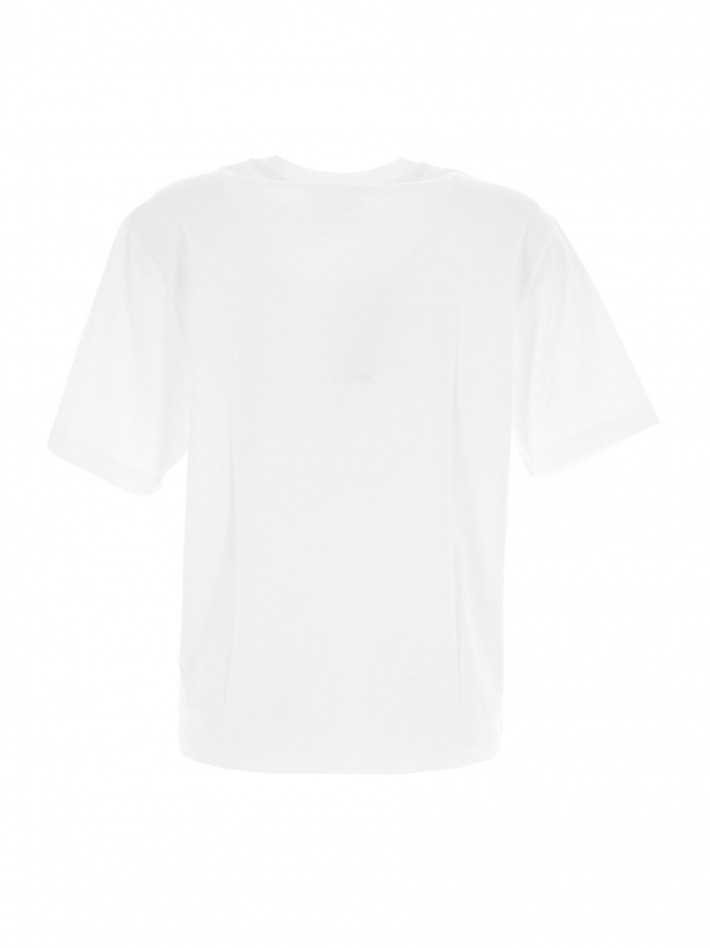 T-shirt uni logo blanc femme - Lacoste