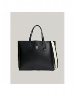 Sac à main iconic satchel bleu femme - Tommy Hilfiger