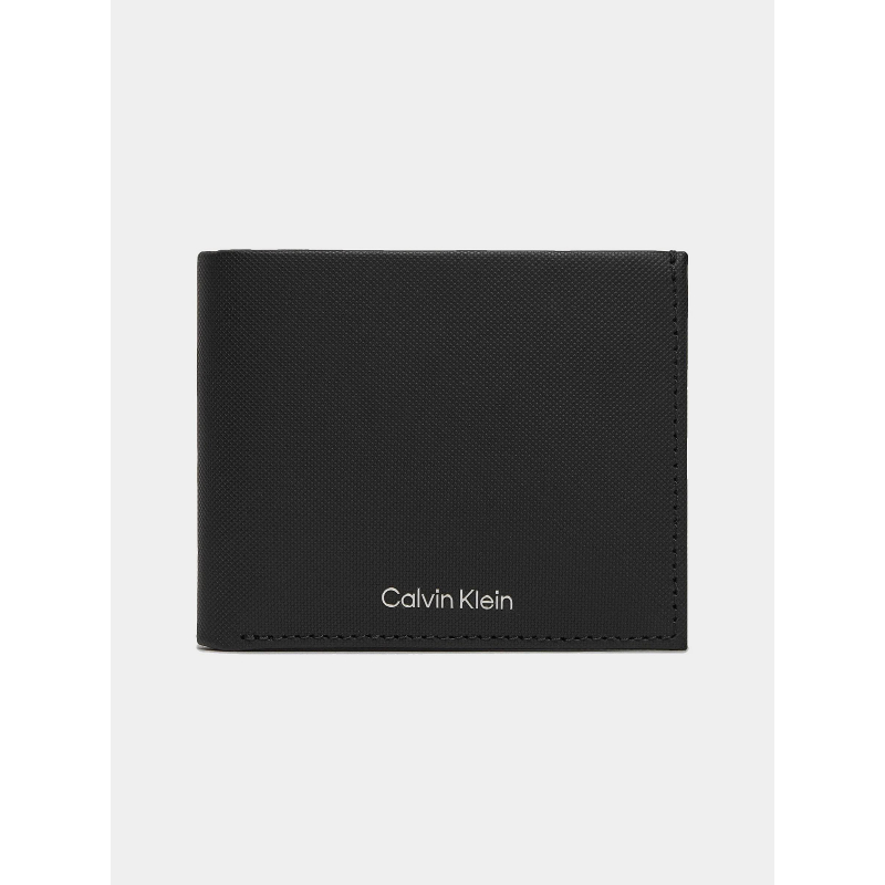 Portefeuille must bifold noir homme - Calvin Klein