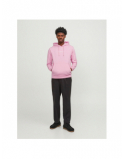 Sweat à capuche bluarchie rose homme - Jack & Jones