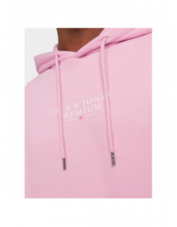 Sweat à capuche bluarchie rose homme - Jack & Jones