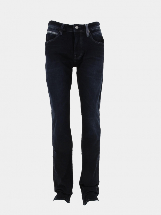 Jean droit comfort used bleu homme - Teddy Smith