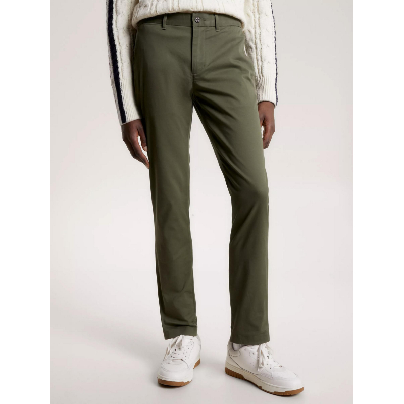 Pantalon chino bleecker kaki homme - Tommy Hilfiger