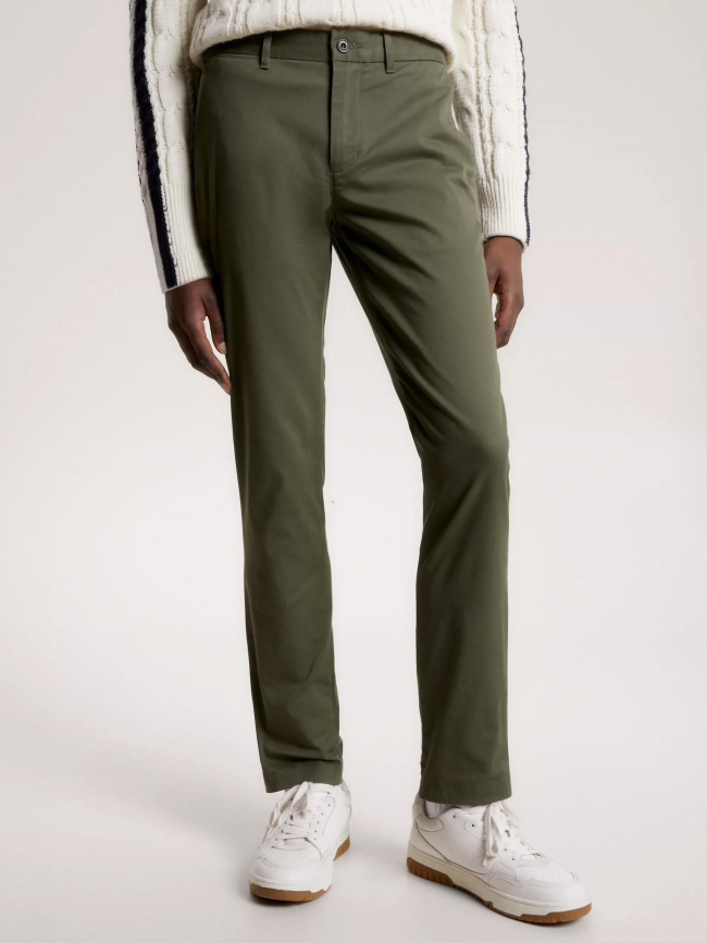 Pantalon chino bleecker kaki homme - Tommy Hilfiger