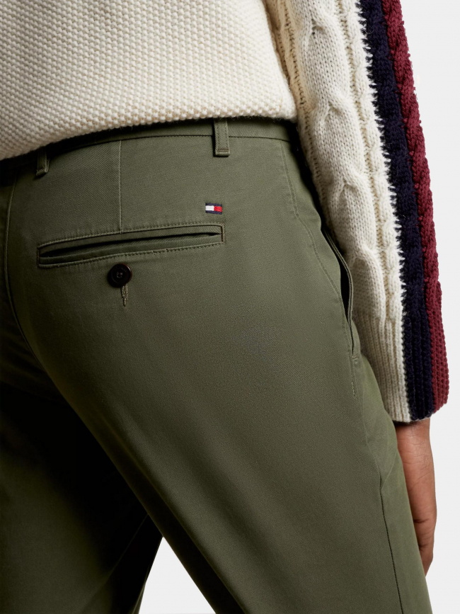 Pantalon chino bleecker kaki homme - Tommy Hilfiger