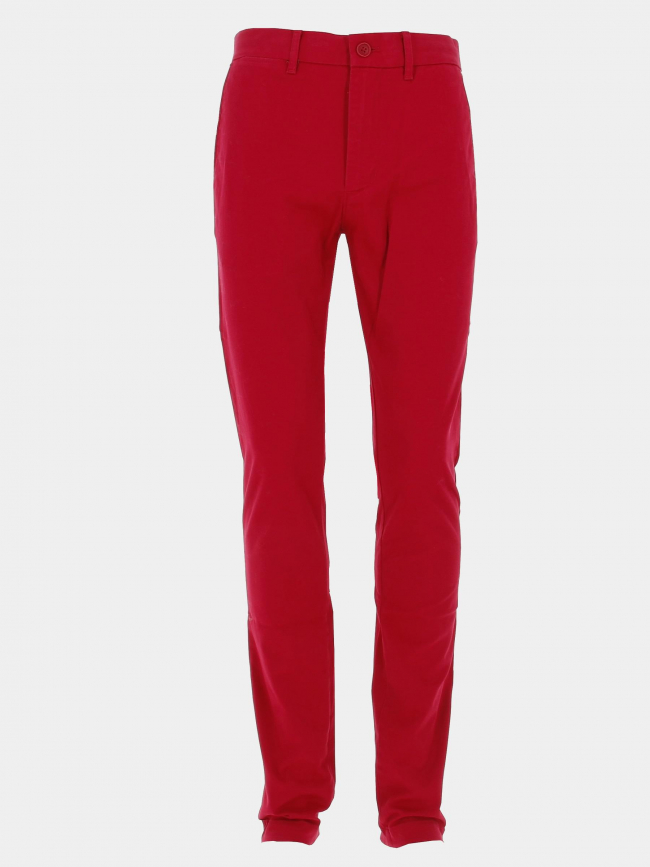 Pantalon chino bleecker rouge homme - Tommy Hilfiger