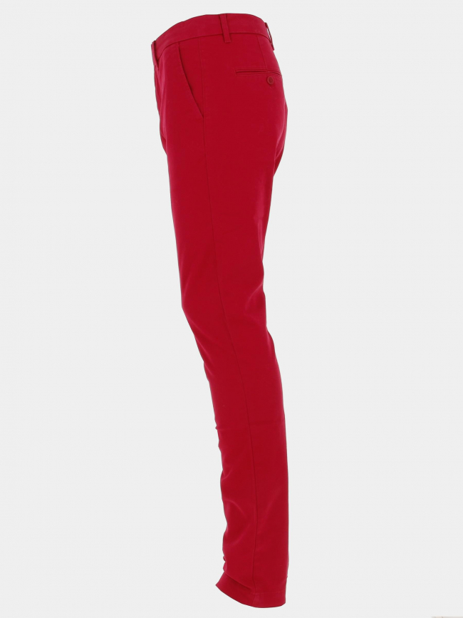 Pantalon chino bleecker rouge homme - Tommy Hilfiger