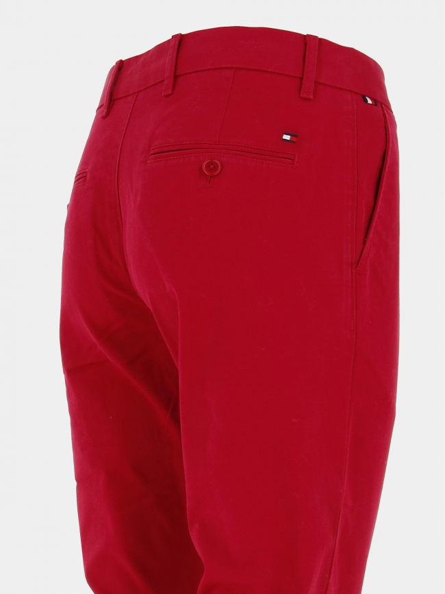 Pantalon chino bleecker rouge homme - Tommy Hilfiger