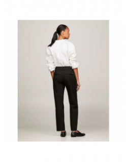 Pantalon chino blend droit noir femme - Tommy Hilfiger