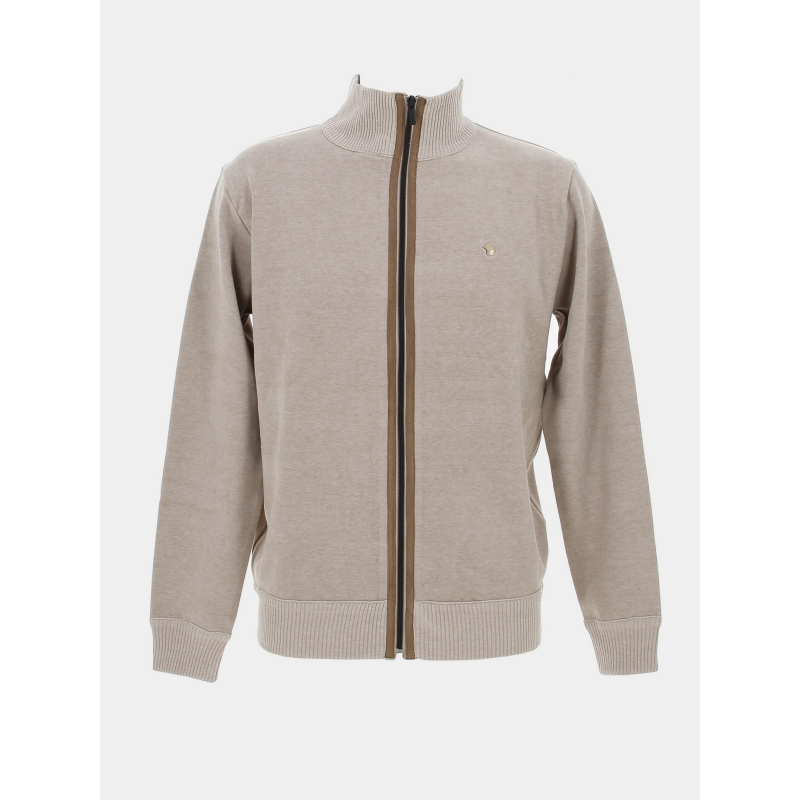 Gilet signature filorka taupe homme - Benson & Cherry