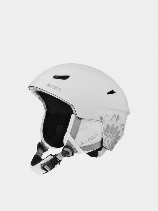 Casque de ski profil mat rosace blanc - Cairn