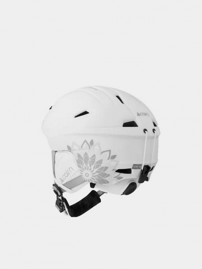 Casque de ski profil mat rosace blanc - Cairn