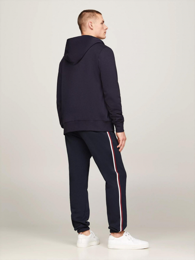 Sweat global stripe bleu marine homme - Tommy Hilfiger