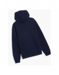 Sweat à capuche zippé core solid bleu marine homme - Lacoste