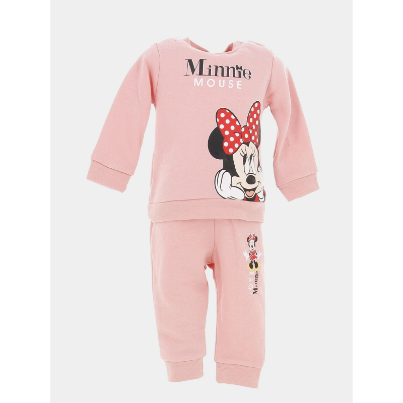 Ensemble sweat jogging minnie mouse rose fille - Disney