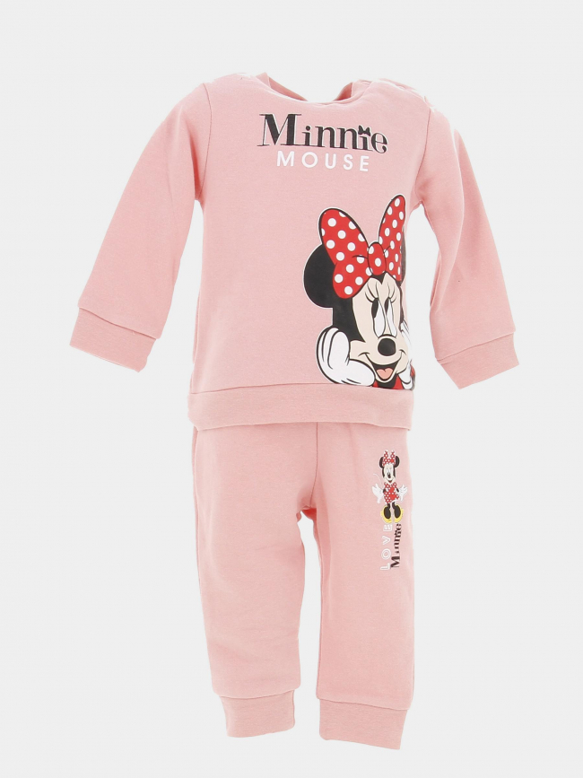 Ensemble sweat jogging minnie mouse rose fille - Disney