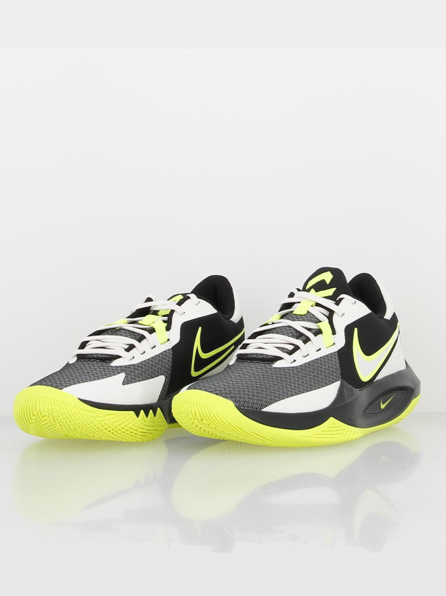 Chaussures de basketball precision VI noir jaune homme - Nike